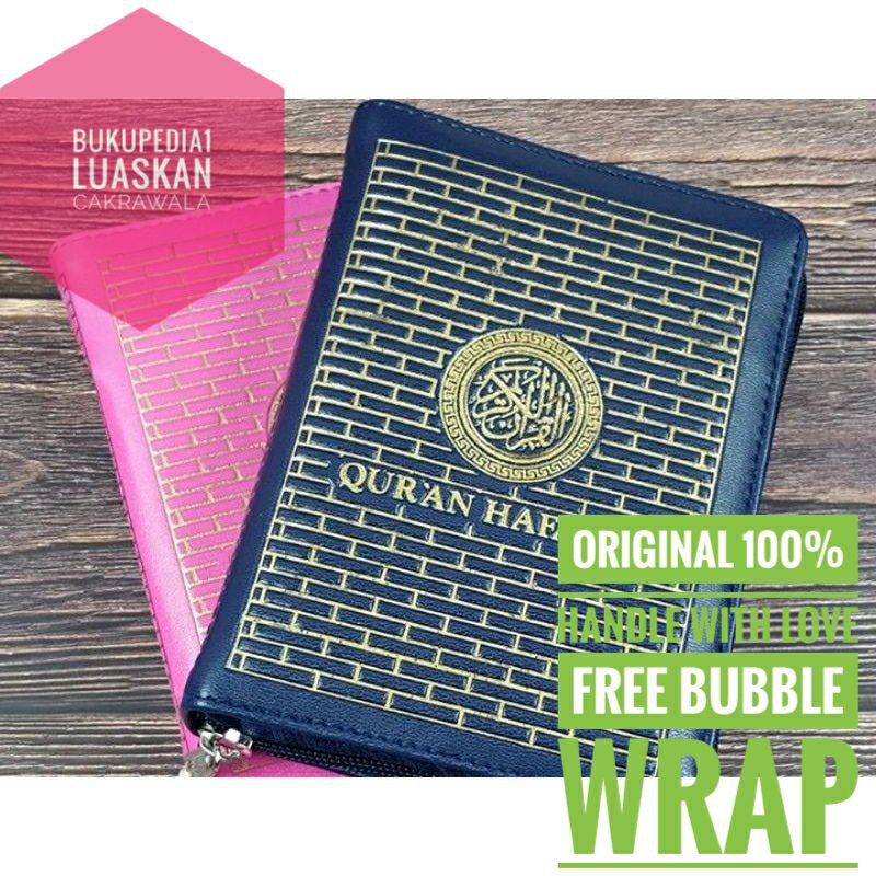 Alquran hafalan almahira sedang a6 Resleting 10,5×14cm original