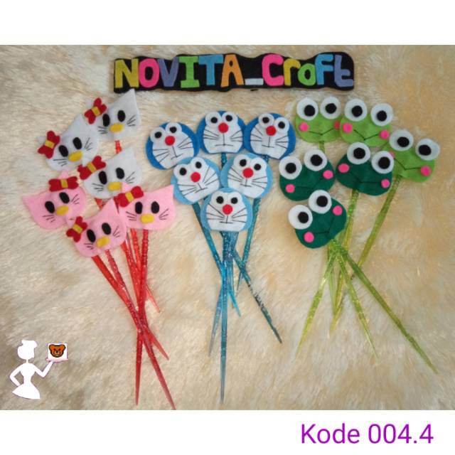 

Tuding Ngaji Animasi Berkumis Kain Flanel (Satuan)