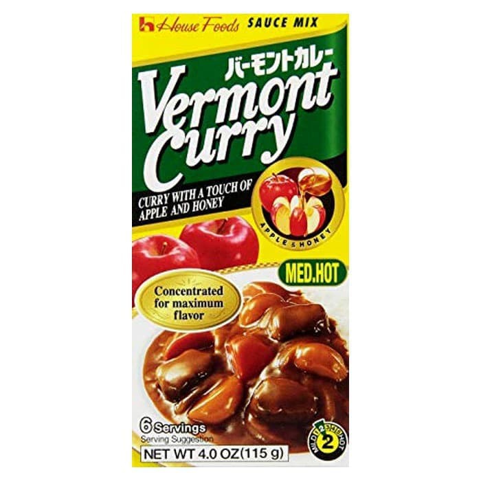 

House Vermont Curry Med.Hot (Chukara) 115 GR