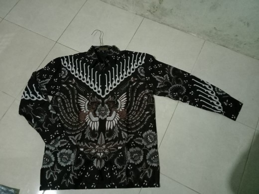 Kemeja Batik Merpati Sogan Halus Asli Katun Sragenan Batik Solo