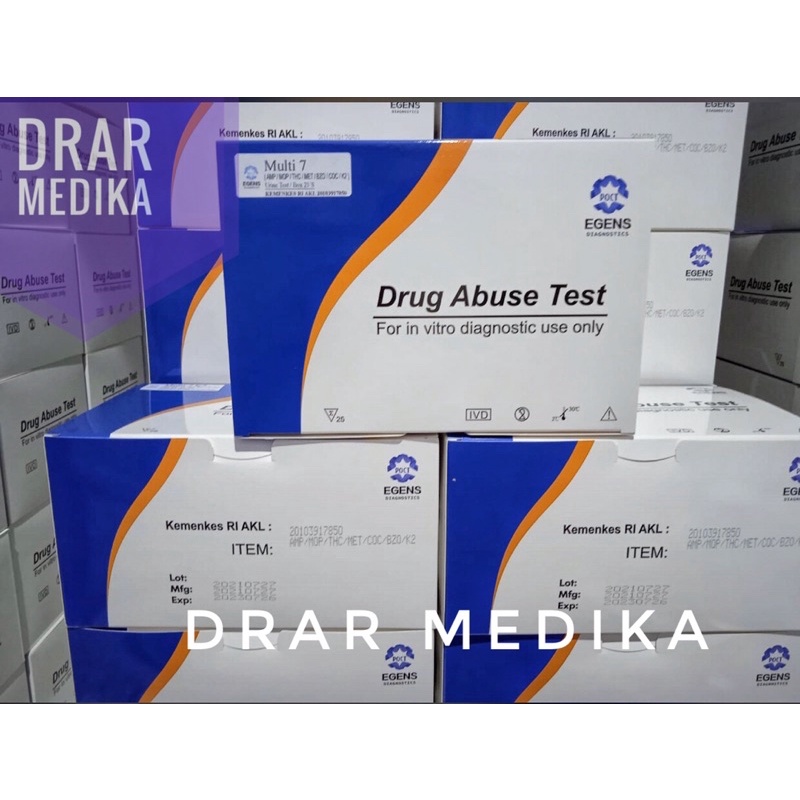 alat tes narkoba 7 parameter k2 / drug test multi7 k2 egens harga murah akurat