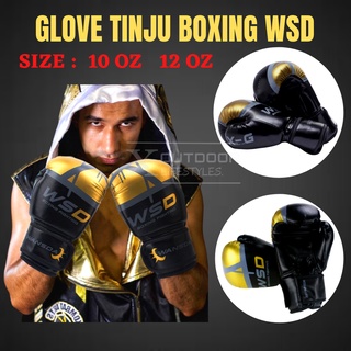 Peralatan Beladiri - Sarung Tangan Tinju WSD - Boxing MMA Muaythai Glove Kick Boxing Beladiri Karate Import Termurah dan Berkualitas