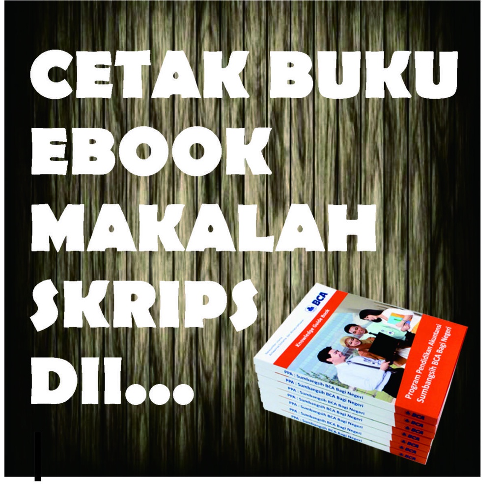 Jasa print/Cetak buku