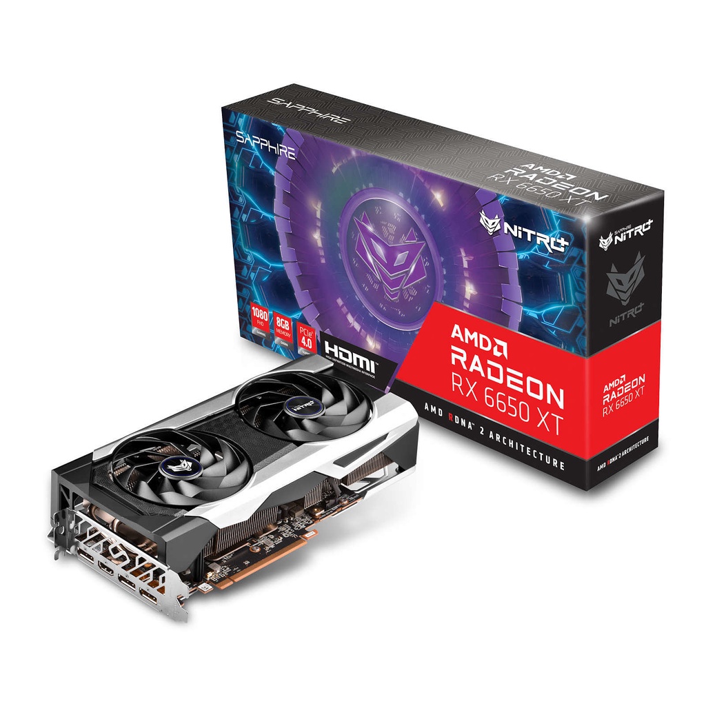 SAPPHIRE RX6650XT NITRO+ OC 8GB GDDR6