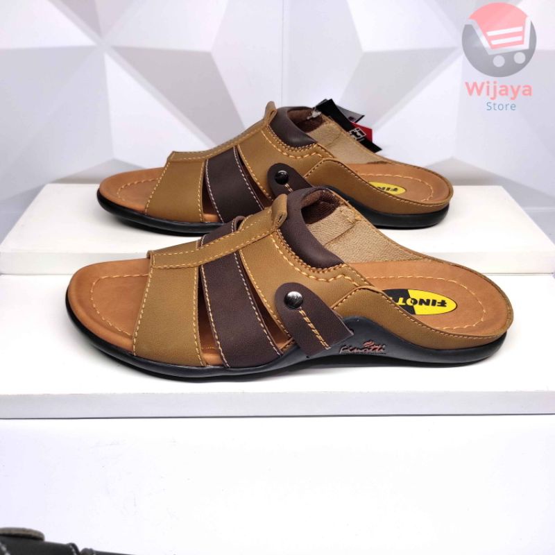 Finotti BPZ 12 Sandal Slop Pria Sendal Selop Kasual Cowok Laki-Laki Desain Trendy dan Berkualitas Original Finotti