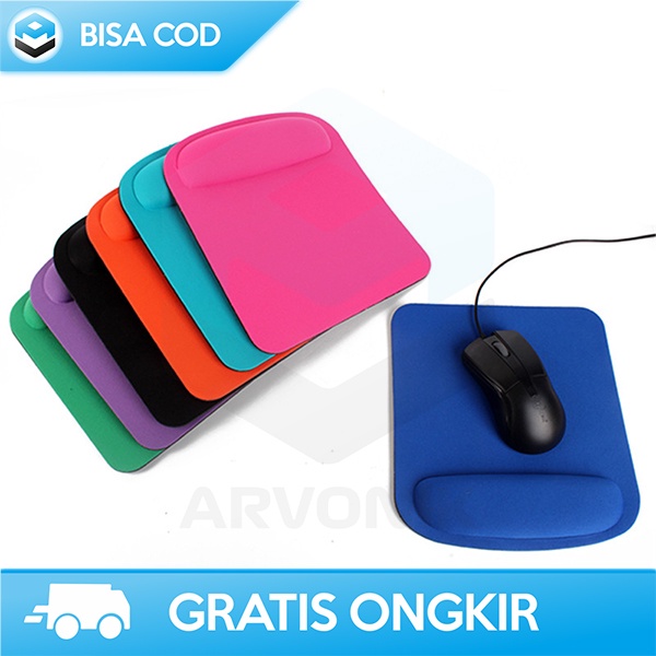 MOUSEPAD SOFT SQUARE GEL ANTI SLIP WRIST REST LYCRA MP24 BY NEOSTAR