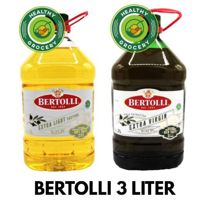 

Bertolli Olive Oil 3liter / Extra Light / Extra Virgin / Minyak Zaitun