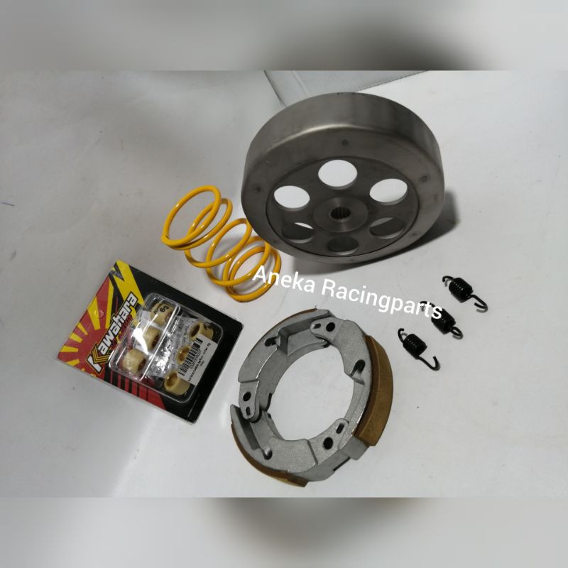 paket kampas ganda mio satu set per cvr roller kampas ganda solusi anti gredek