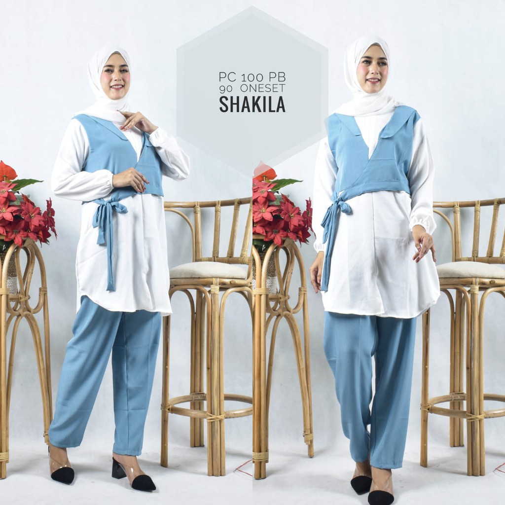 Onset Shakila Premium / Setcel stelan Blazer shakila