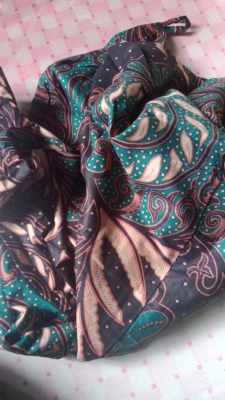 Maura Couple - Sania Ruffle Batik Couple Ori Ndoro Jowi Garansi Termurah Shopee - Batik Modern Solo