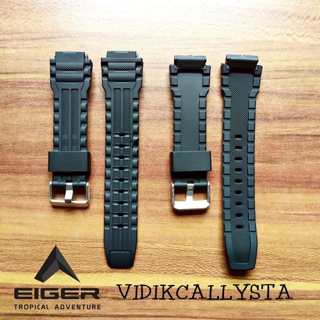 Tali jam tangan tali karet Rubber strap Jam QQ Q&amp;Q M147 M-147 M 147 Hitam