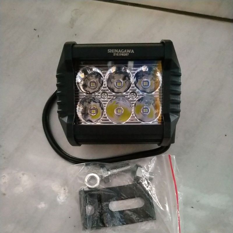 Lampu Led 6 Mata Kotak Worklight Cree 18 Watt Lampu Tembak Sorot