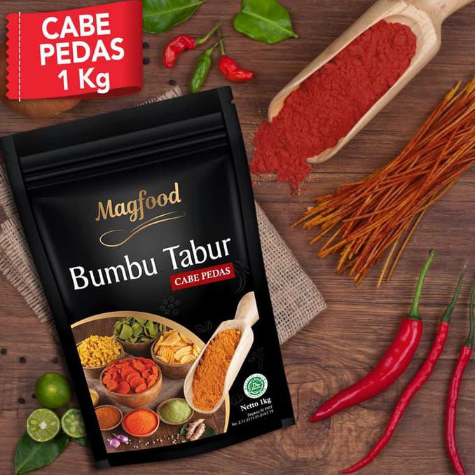 

MAGFOOD BUMBU TABUR CABE PEDAS (MERAH) 1KG