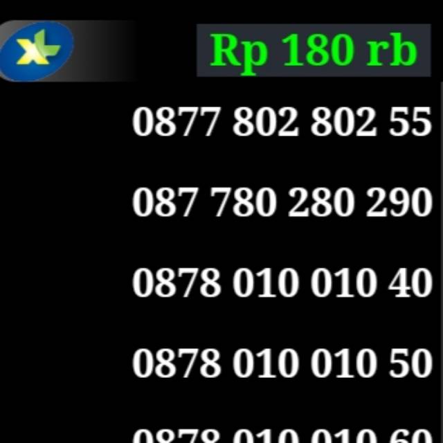 Nomor nomor cantik perdana xl hoki