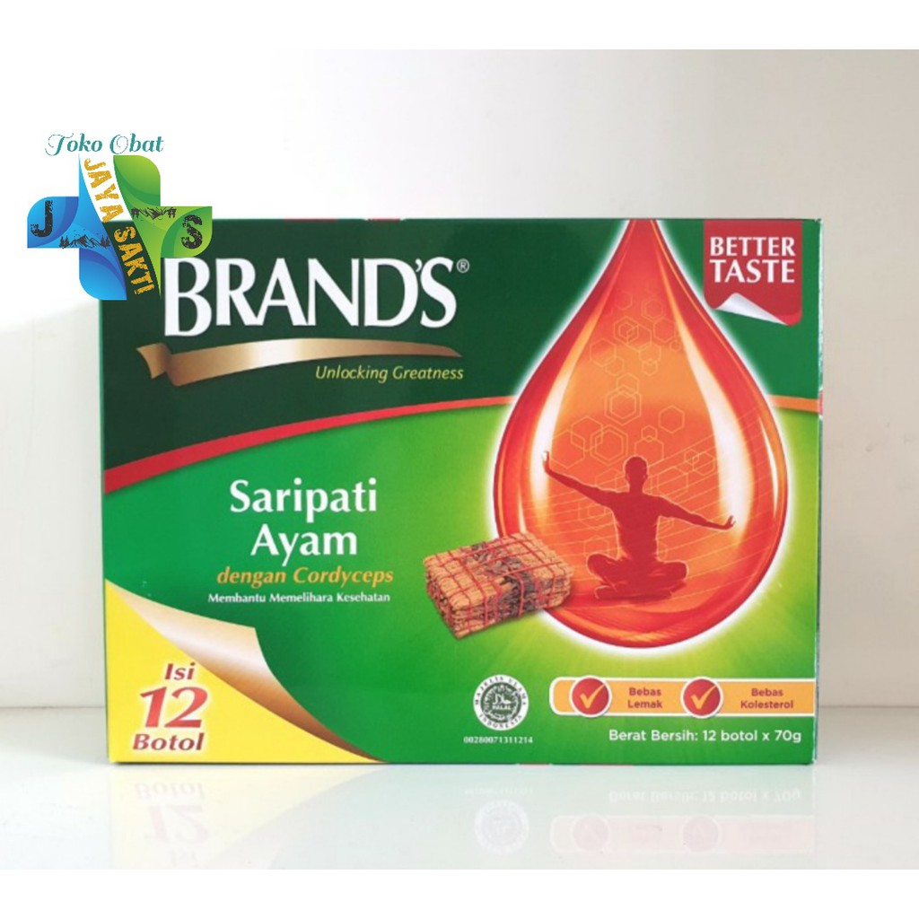 

BRAND SARIPATI AYAM CORDYCEPS BRANDS ESSENCE OF CHICKEN 12 x 70gr