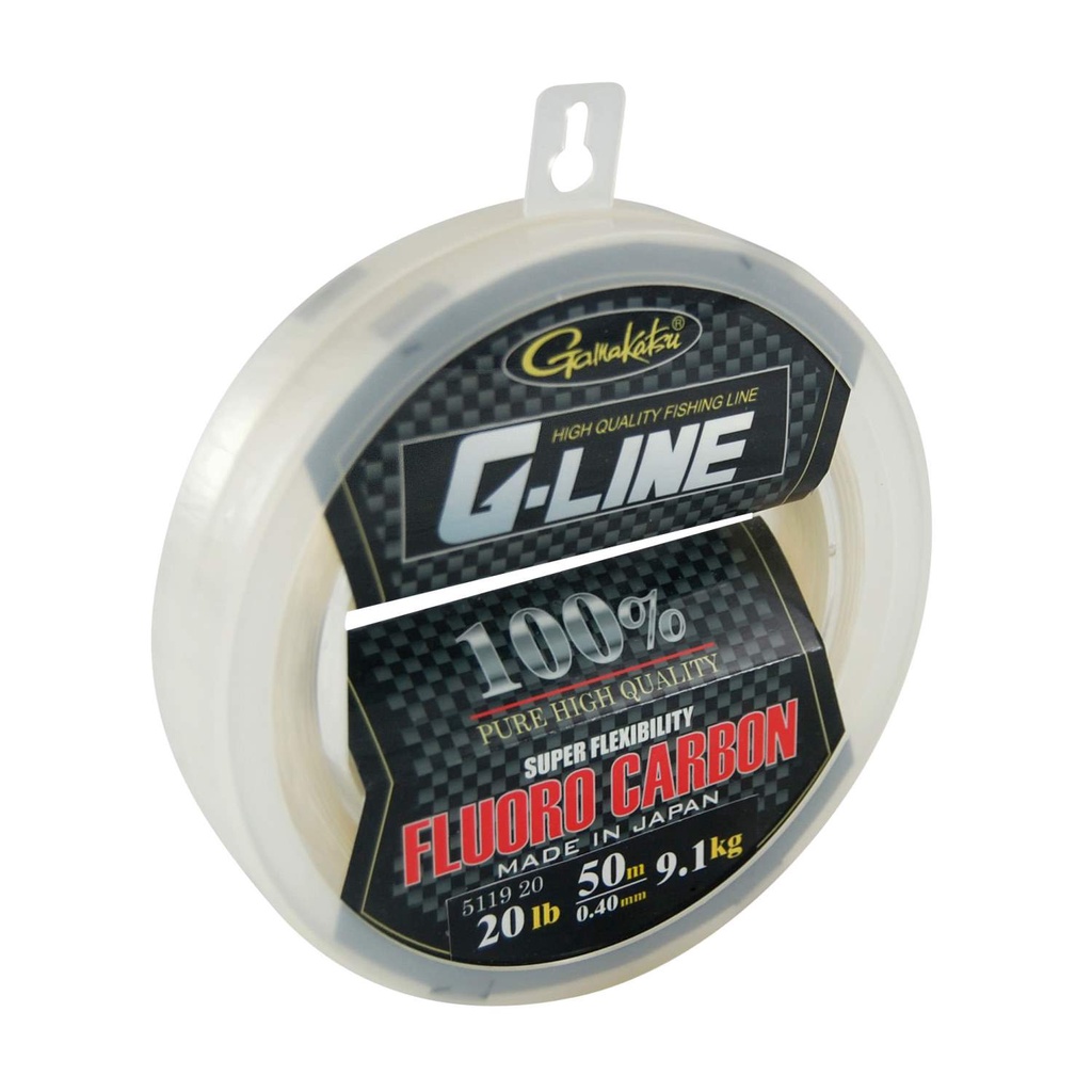 Senar Pancing Benang Leader  GAMAKATSU G-LINE FLUOROCARBON BIG SPOOL 50 METER
