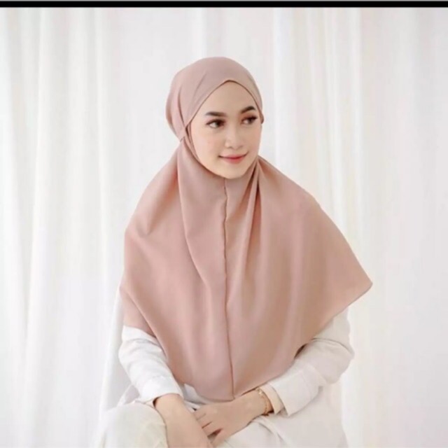 HIJAB BERGO MARYAM WOLFIS TALI NON PET / KHIMAR BERGO TALI WOLFIS / JILBAB BERGO INSTAN TALI
