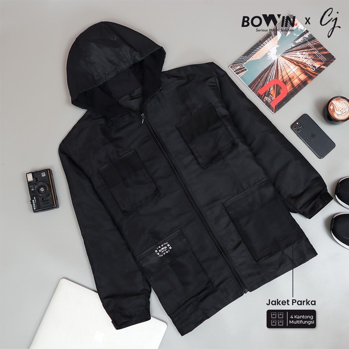 BOWIN Jaket Parka Anti UV UPF 50+ Jaket Motor