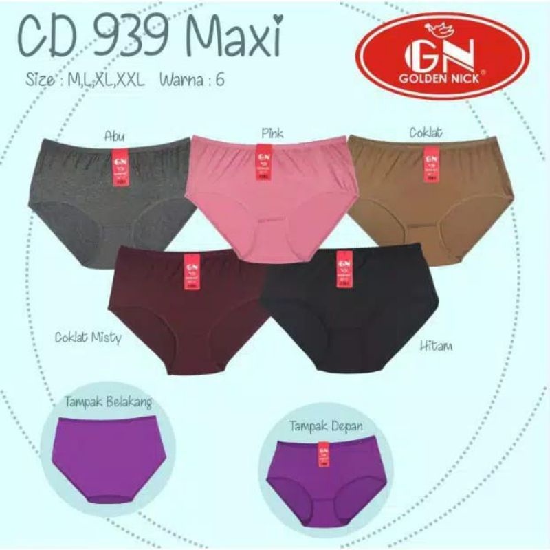 CELANA DALAM WANITA GOLDEN NICK MAXI GN 939