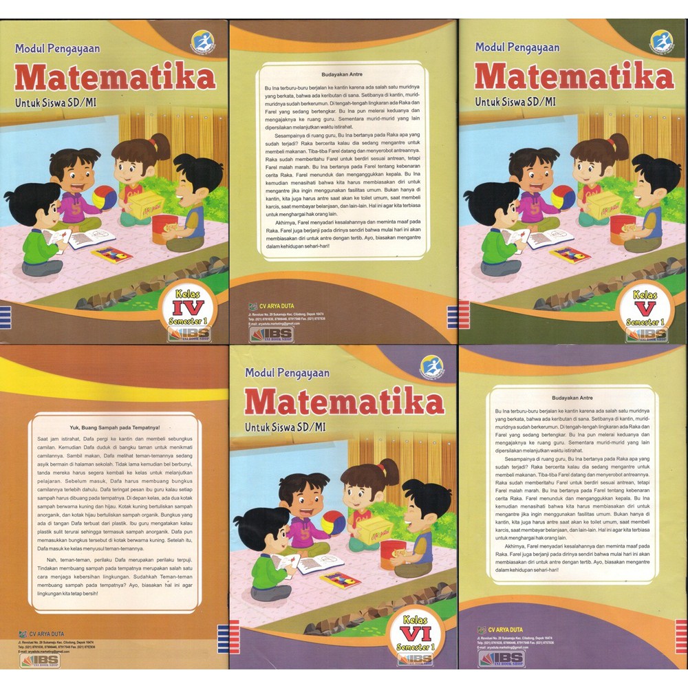 LKS MATEMATIKA Kelas 4 5 6 SD - Semester 1 - Kurikulum 2013
