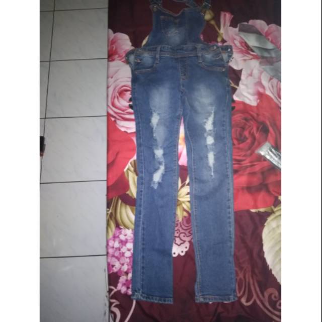 Preloved overall jeans