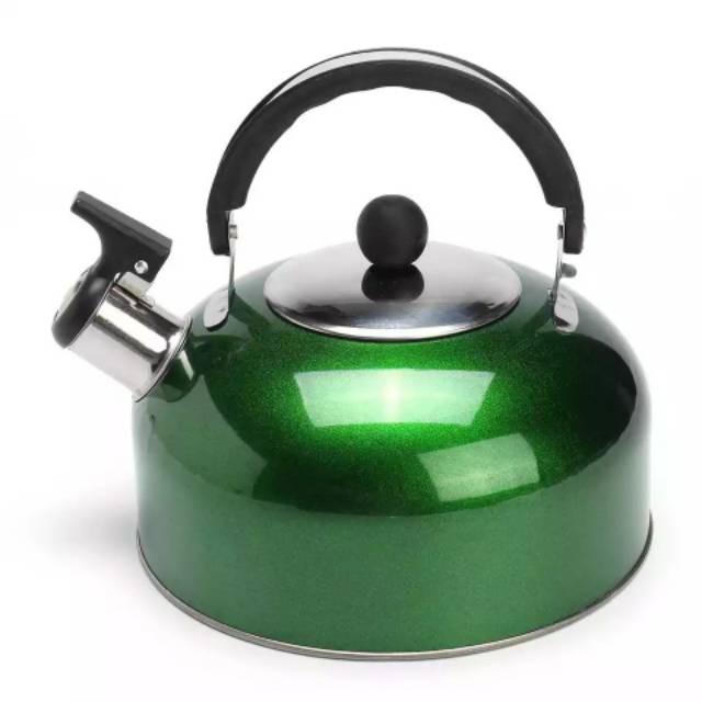 Teko Bunyi Warna Whistling Kettle 3 Liter Stainless Steel / Teko Siul / Teko Pemanas Masak Air