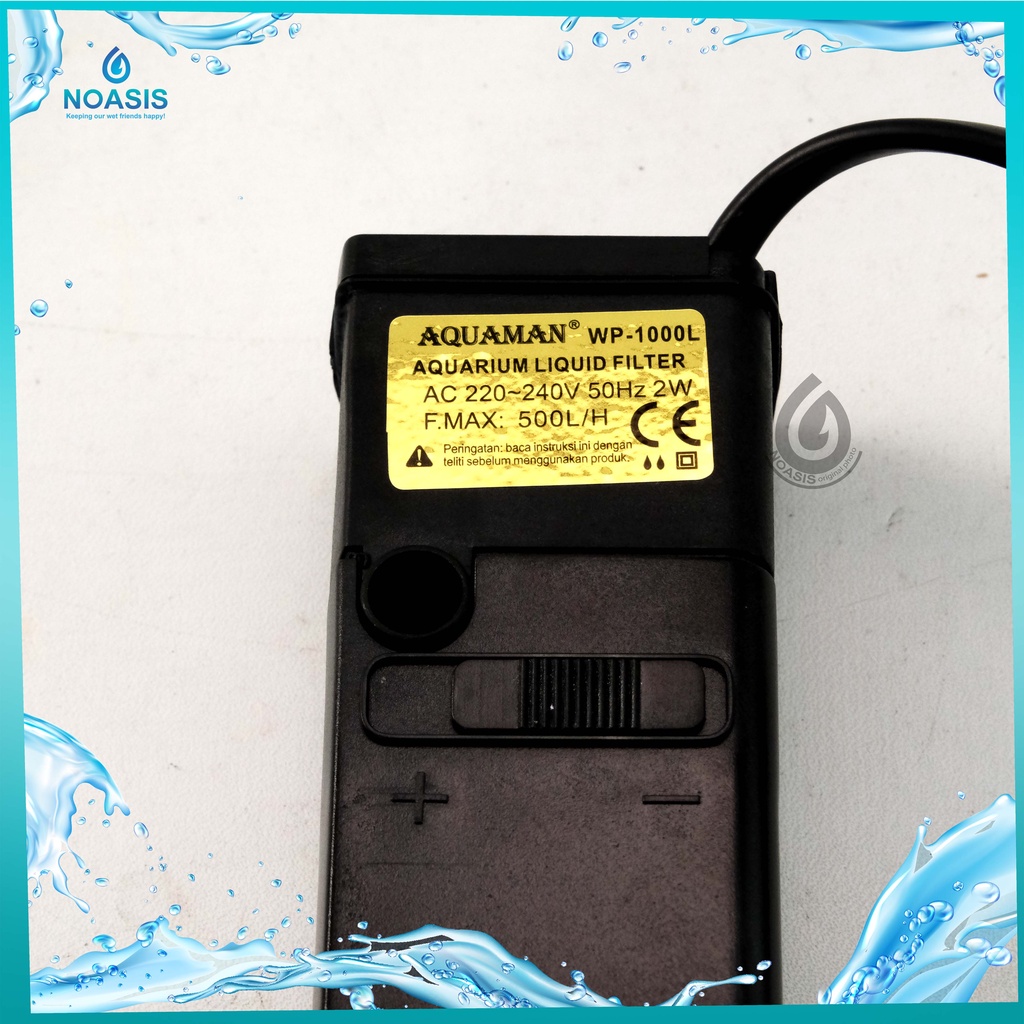 AQUARIUM INTERNAL FILTER AQUAMAN WP 1000 L AQUASCAPE AKUARIUM LOW WATT