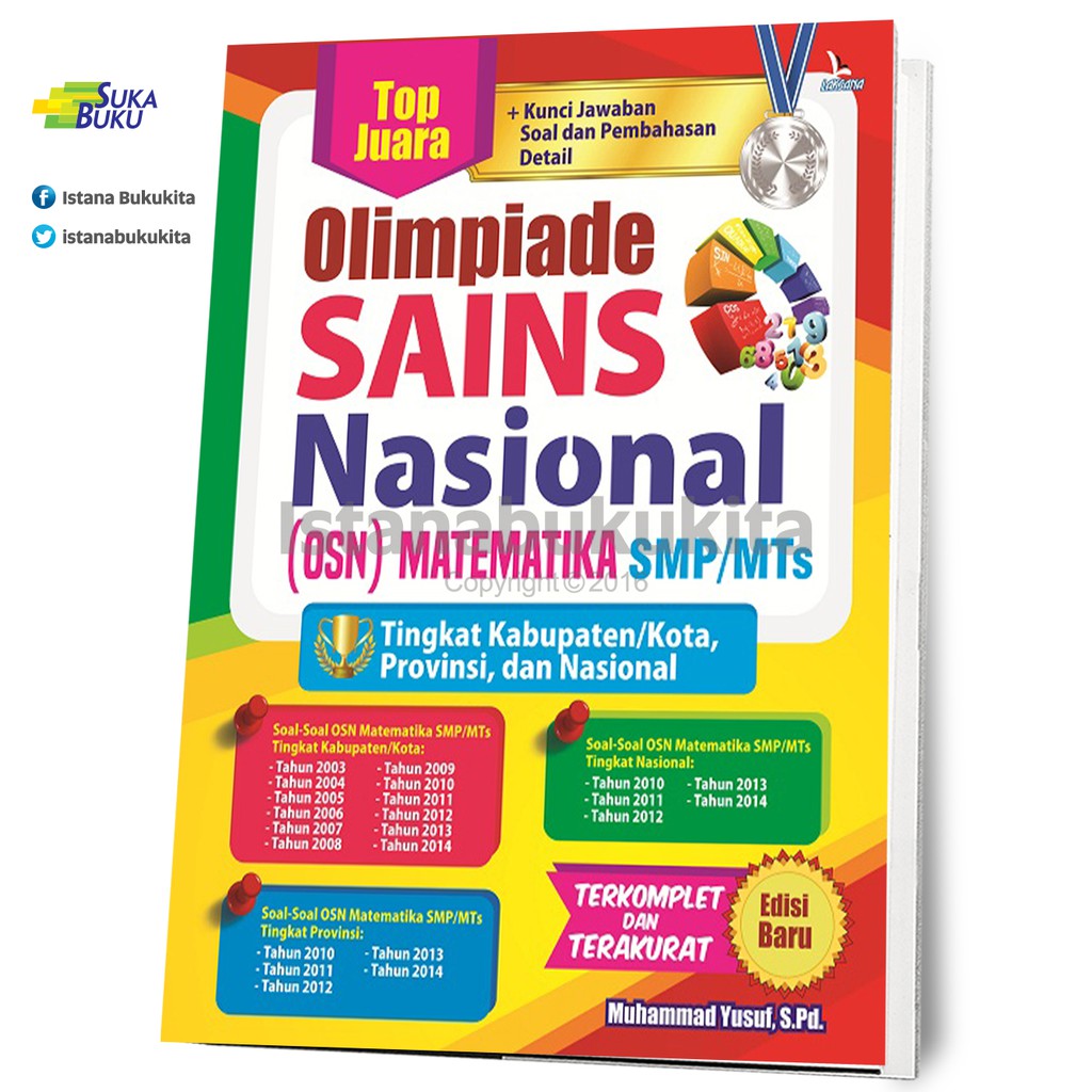 Suka Buku Top Juara Olimpiade Sains Nasional Osn Matematika