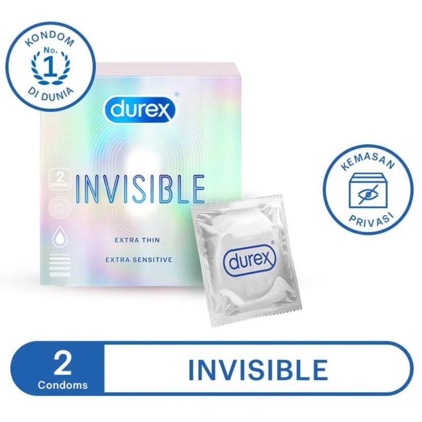 DUREX INVISIBLE ISI 2 KONDOM