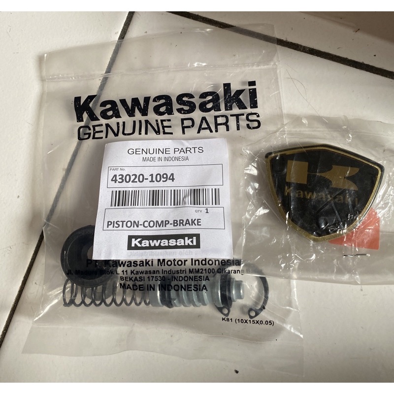 Seal Sil Master Rem Kit Belakang Piston Comp Brake Kawasaki KLX 150 250 ER6 -NINJA 150 RR-Z 250 Z250
