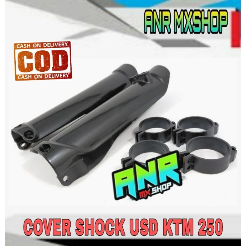 COVER SHOCK DEPAN USD KTM 250 HRV FORK GUARD KTM 250 PNP KLX CRF SUPERMOTO TRAIL