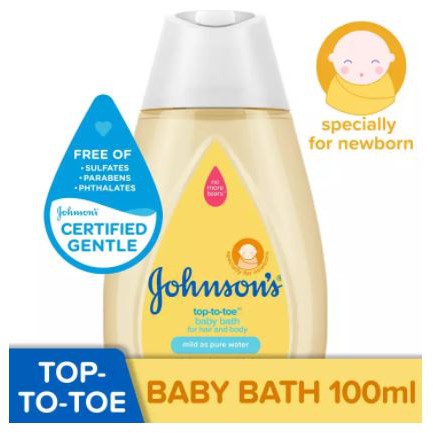 johnsons top to toe hair &amp; body baby bath