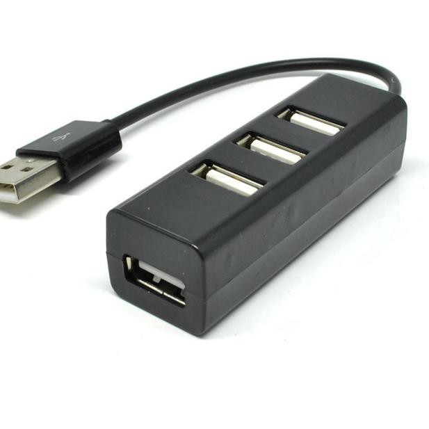 Portable USB Hub 4 Port Portabel Colokan Banyak Praktis Murah Simpel