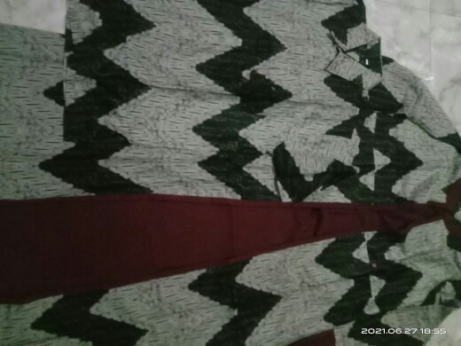 Maura Couple - Sania Ruffle Batik Couple Ori Ndoro Jowi Garansi Termurah Shopee - Batik Modern