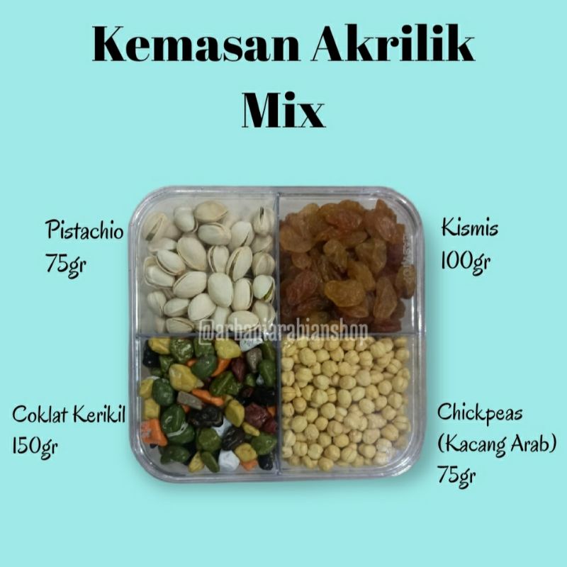 

Kemasan Akrilik Mix / 100% barang original