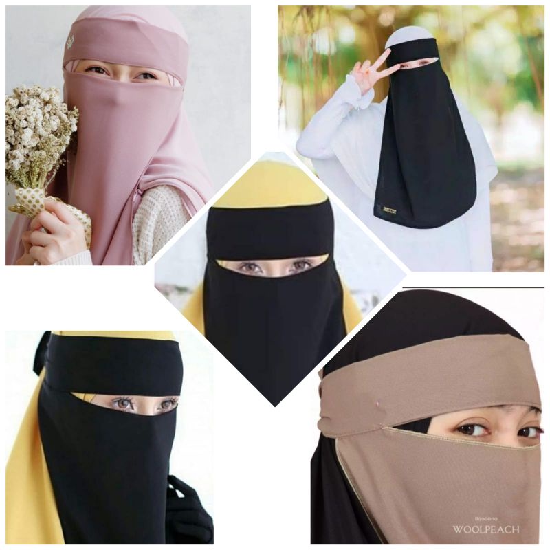 Jual ️ ️cod Niqab Bandana Niqab Bandana Ninja Murah Niqab Bandana Poni Niqab Bandana Elang Niqab