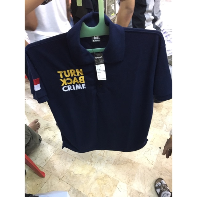 Kaos Polo Turn Back Crime Kaos TBC