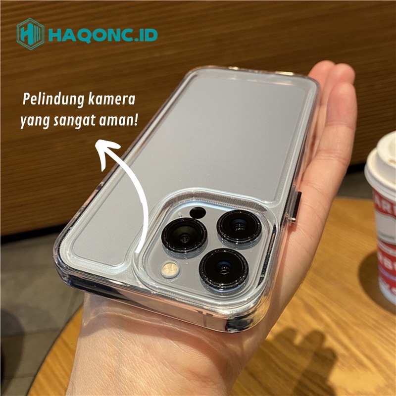 Case Bening Tebal iphone 13 12 X XS XR 8 7 6 6s Plus Pro max Mini Clear Case Acrylic transparan Terb