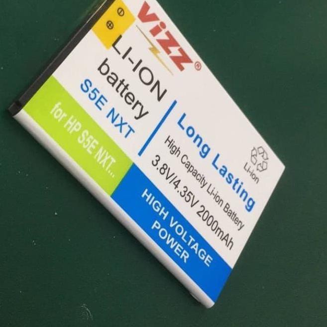 Vizz Double Power Battery Batre Baterai Vizz Advan S5e NXT