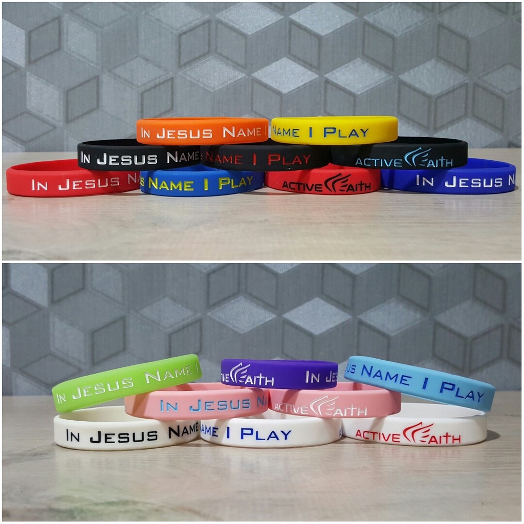 Gelang Karet Ballerband Premium Import IJNIP In Jesus Name I Play