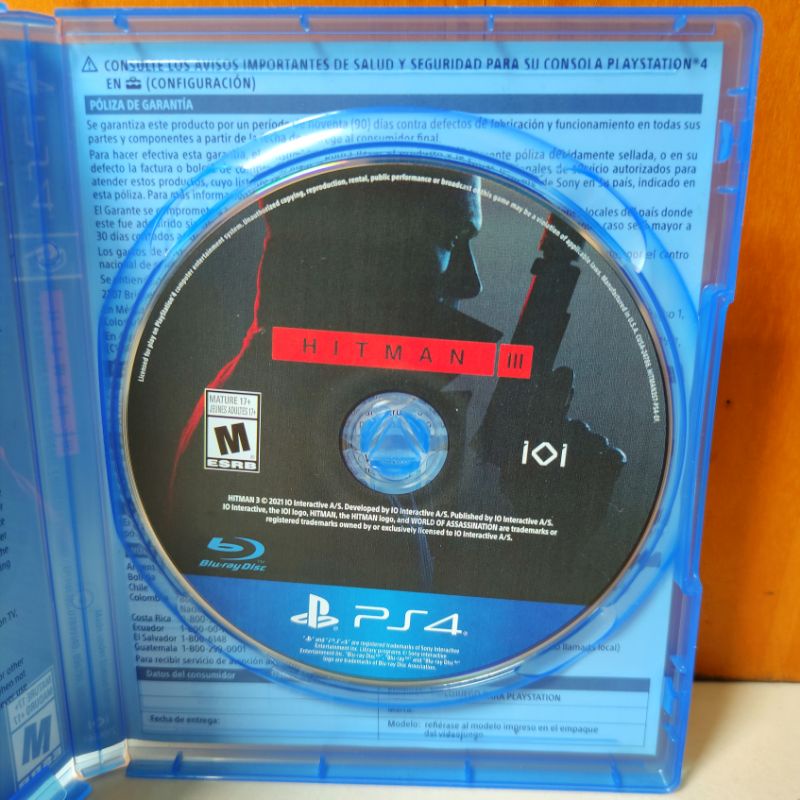 Hitman III PS4 Hitman 3 PS4 Kaset Hit Man III Playstation PS 4 5 CD BD Game Games Hitman Agent Jamesbond 007 Agen petualangan original asli sony mainan gim tembak rpg ori 2 1 definitive definitiv