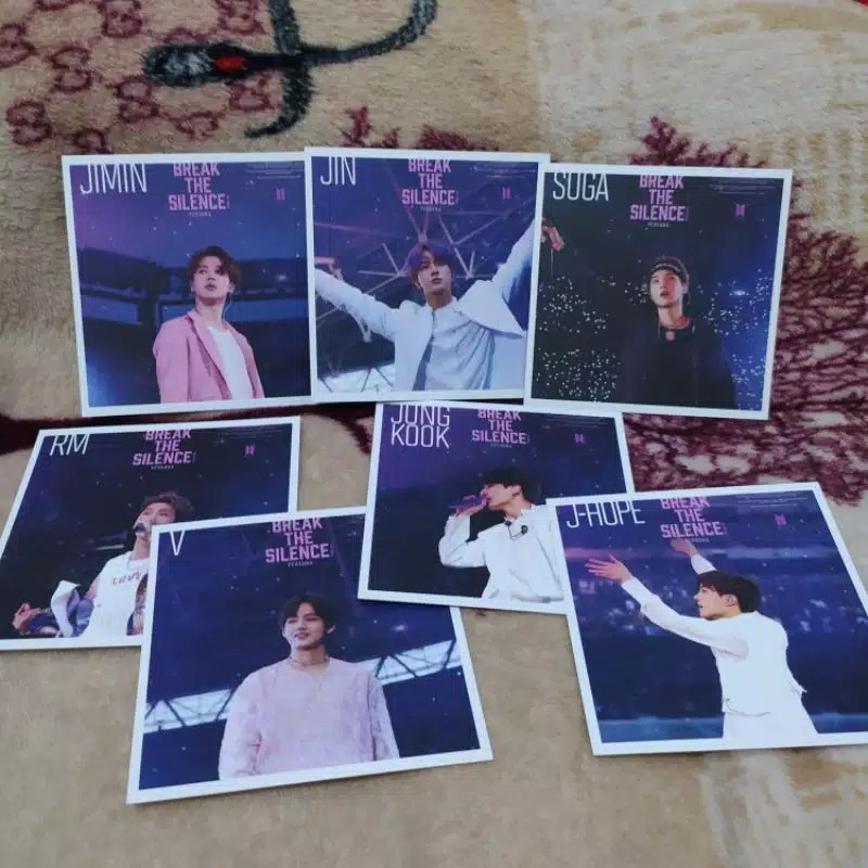 BTS POSTCARD BREAK THE SILENCE