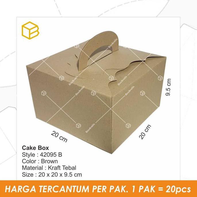 

Hanya Disini] 42095 B | Packaging, Dus Kue, Box Kue, Gift Box - Cokelat