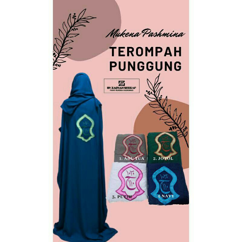 mukena terompah pasmina