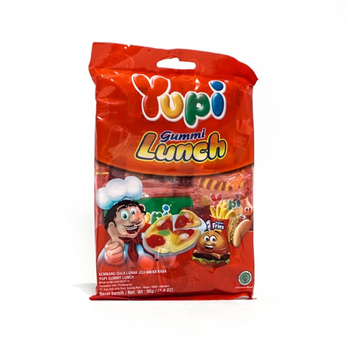 

Yupi gummy lunch 95 gram