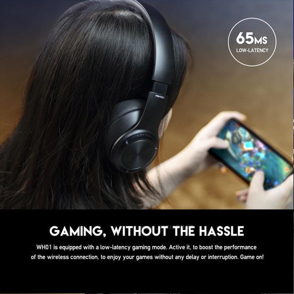 Headset Wireless Bluetooth Fantech WH01 Headset Gaming Wireless l by Astikom
