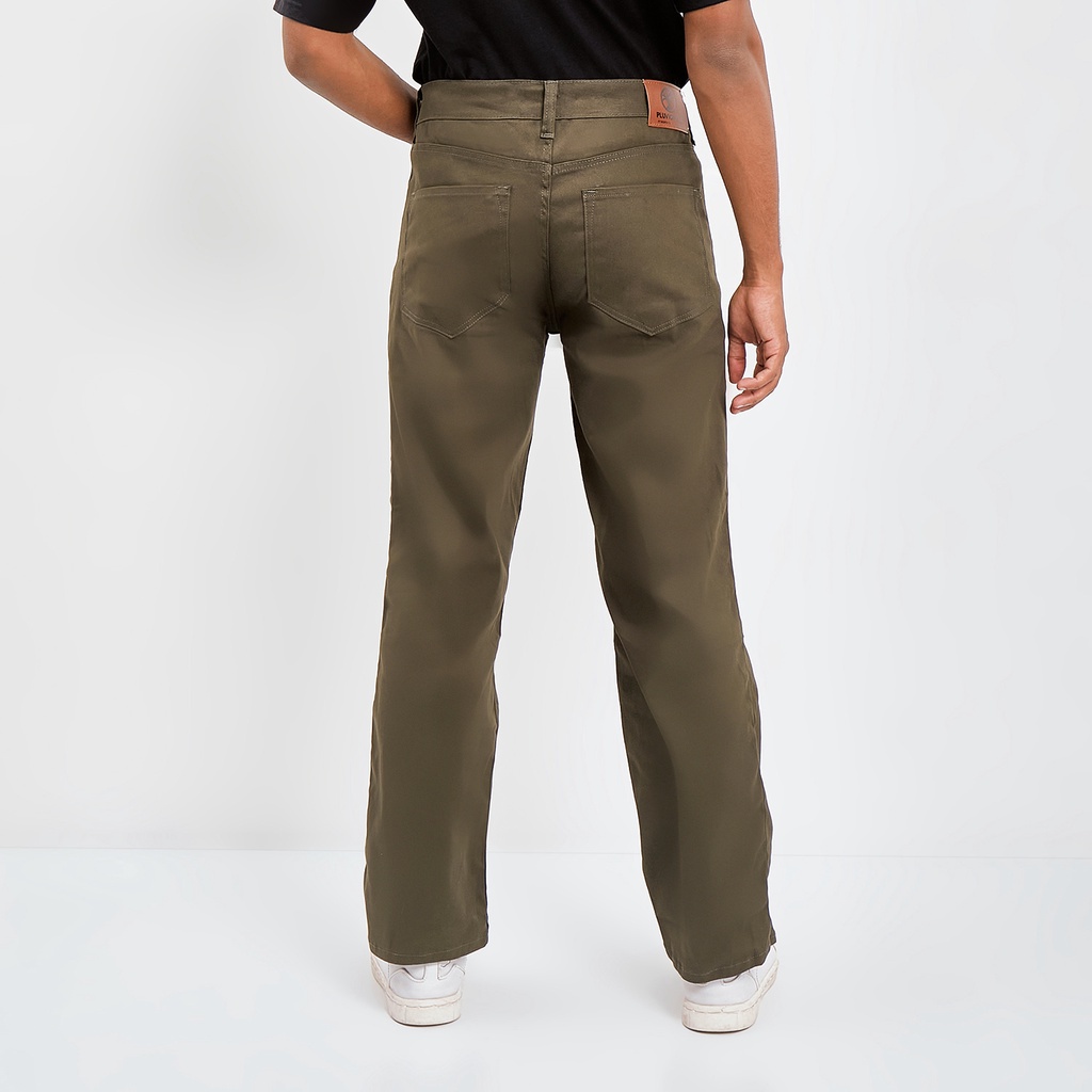 Pluviophile - Chino Basic Reguler celana chino standar - Olive green