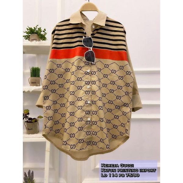 kemeja gucci