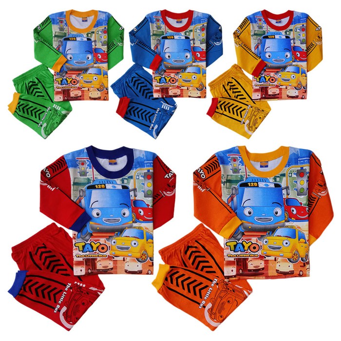 Baju Tidur Atasan Piyama Tayo termurah