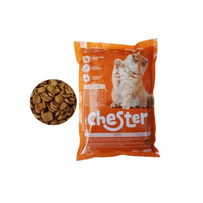 CHESTER 1KG Cat Food - Makanan Kucing Repack